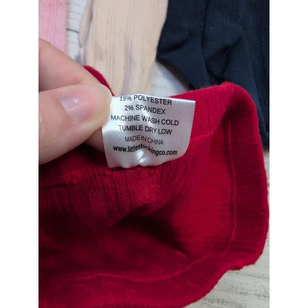 5/6 Little Stocking Co Cable Knit Tights Bundle